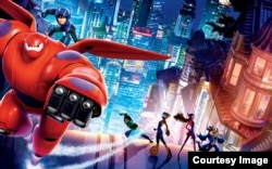 A scene from the movie 'Big Hero 6'