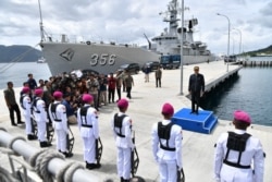 Presiden Joko Widodo saat mengunjungi perairan Natuna dan memeriksa kesiapan pasukan Bakamla di lapangan, hari Rabu, 8 Januari 2020. (Courtesy: Setpres RI).