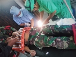 Sertu Faisal Akbar, anggota TNI yang terkena tembakan (foto: courtesy TGPF).