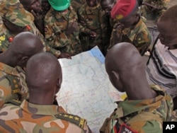 FILE - Soldiers from the Sudan People's Liberation Army (SPLA).