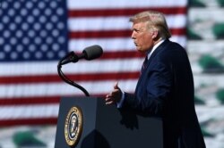 Amerika xalqi Jo Baydenning va'dalariga uchmasligi kerak, deydi Prezident Tramp