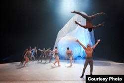 Sopha Nem was performing in the show called "Colibri" at TOHU circus center in Montreal, Canada in June 11, 2016. (Photo: Mathieu Pothier/mathieupothier.com)