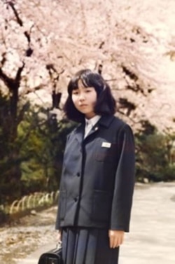 요코타 메구미 씨 납북 전 모습. (가족 제공)