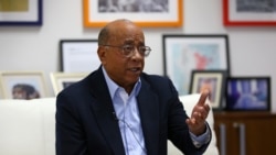 Le fondateur et président de la Fondation Mo Ibrahim, Mo Ibrahim, dans son bureau de Londres le 16 novembre 2020.