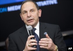FILE - Veterans Affairs Secretary Robert 'Bob' McDonald speaks in Washington.