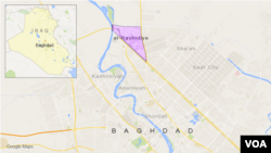 The al-Rashidiya neighborhood of Baghdad