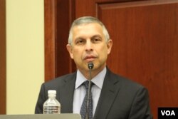 FILE - Increased connectivity among ASEAN economies and emerging country-based technologies will increase the region's two-way digital trade with the U.S., according to Singapore's ambassador to the U.S., Ashok Kumar Mirpuri.
