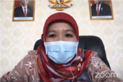 Juru Bicara Vaksinasi Covid-19 dari Kementerian Kesehatan (Kemenkes) Siti Nadia Tarmizi. (Foto: VOA)