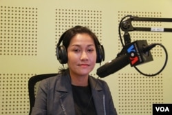 Ms. Sok Sikieng, Technovation Ambassador in Cambodia and Lecturer of Information Technology at Royal University of Phnom Penh discusses "Opportunities and Challenges for Cambodian Women in Tech" on VOA Khmer’s Hello VOA “New Voices”, Monday, May 16, 2016.