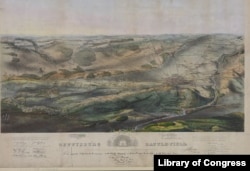 Gettysburg Battlefield map