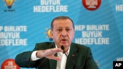 Shugaban Turkiya Recep Tayyip Erdogan