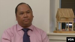 Liang Sidney, a community activist leading a civic engagement project at Lowell Community Health Center, Lowell, Massachusetts.