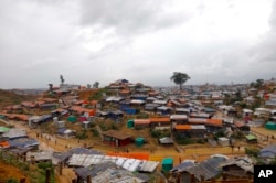 FILE - A view of the Kutupalong Rohingya refugee camp that U.N. Secretary-General Antonio Guterres visited Monday in Cox's Bazar district, Bangladesh, June 2, 2018.