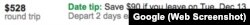 Google Flights Tip