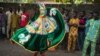 Une célébration de la fête du Vodun au Bénin.