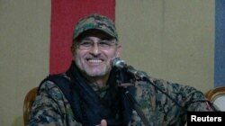 Top Hezbollah commander Mustafa Badreddine is seen in this handout picture released by Hezbollah Media office on May 13, 2016.