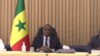 Le Président Macky Sall à Dakar, Sénégal, le 16 mars 2020. (VOA/Seydina Aba Gueye)