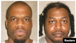 Terpidana hukuman mati di negara bagian Oklahoma, Clayton Lockett (kiri) dan Charles Warner. (Foto: Dok)