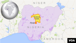 Taswirar jahar Kaduna ne da kalar rawaya
