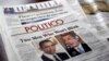 American political newspapers feature headlines about and images of U.S. President Barack Obama and House Speaker John Boehner (R-OH) on Capitol Hill in Washington, Feb. 26, 2013. 