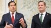 Le secrétaire d'État américain Marco Rubio et le conseiller à la sécurité nationale américain Mike Waltz.