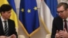 Predsednik Republike Srbije Aleksandar Vučić primio je u oproštajnu posetu ambasadora Ukrajine u Srbiji Oleksandra Aleksandroviča, u Beogradu, 2. februara 2022. (Foto: Sajt predsednika Republike)