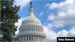 The Capitol dome is seen on a bright day in Washington, DC. (Photo: Diaa Bekheet)