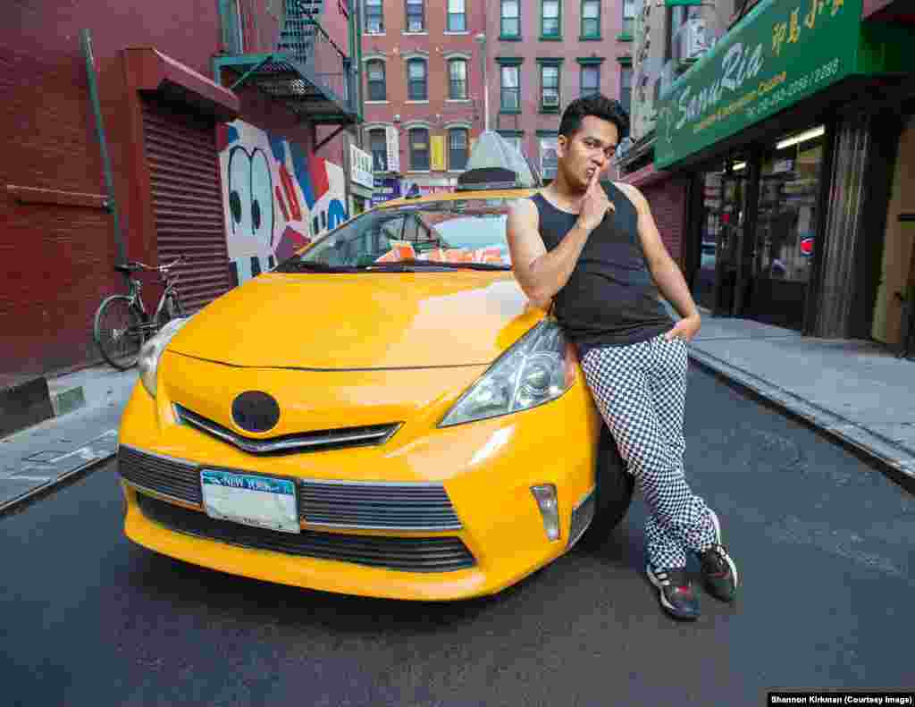 Mr. February, Nazmul, 2018 NYC Taxi Drivers Calendar.