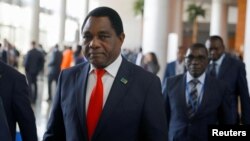 Rais wa Zambia Hakainde Hichilema