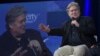 White House strategist Stephen Bannon speaks during the Conservative Political Action Conference (CPAC) in Oxon Hill, Maryland, Feb. 23, 2017.