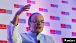 Menteri Keuangan India, Arun Jaitley di New Delhi (Foto: dok).