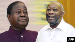 Henri Konan Bédié et Laurent Gbagbo.