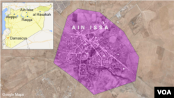 ​ក្រុង​ Ain Issa ប្រទេស​ស៊ីរី។
