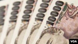 Yen Jepang dikabarkan menguat terhadap Dolar Amerika, namun harga ekspor menurun dari tahun sebelumnya. (Foto: dok.)