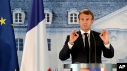 Le président français Emmanuel Macron en Allemagne le 29 juin 2020.